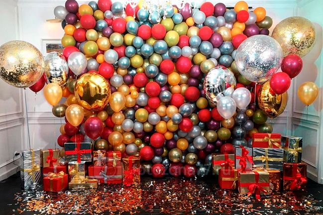 Фотозона из шаров