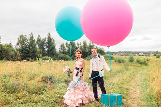 Большие воздушные шары (90см)